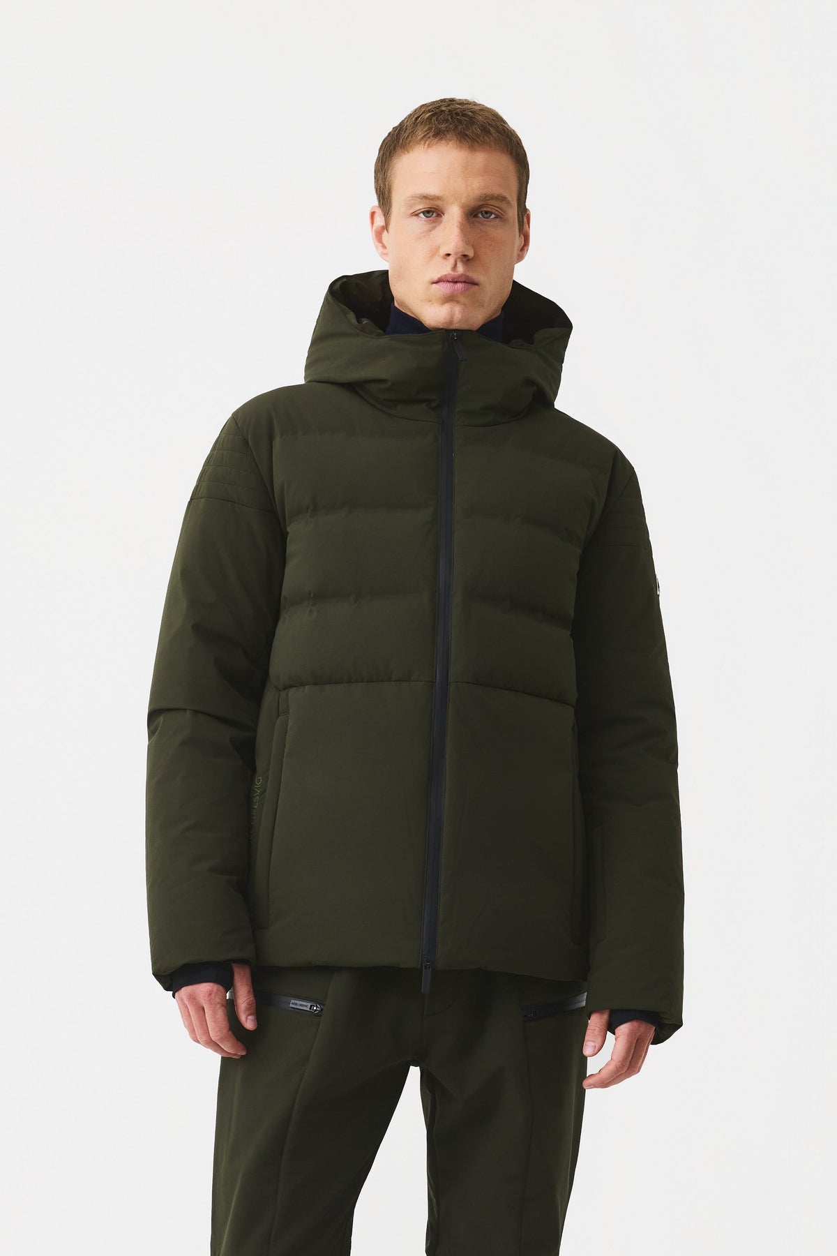 Mioro Ski Jacket Men, Black Forest Green