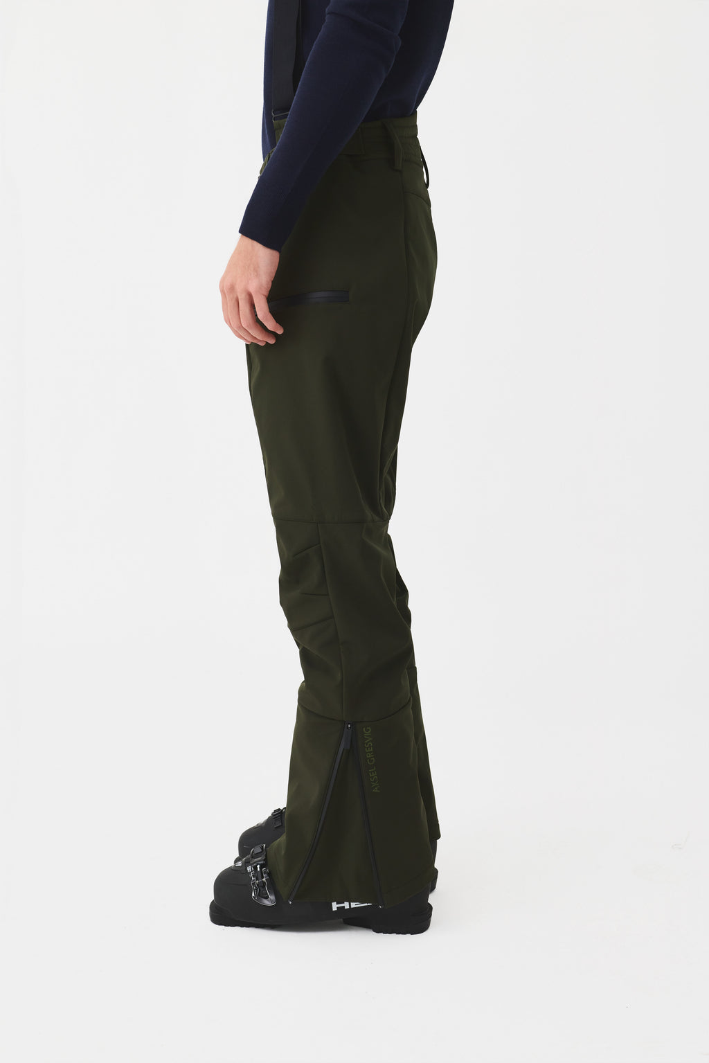 Vetra Ski Pant Men, Black Forest Green