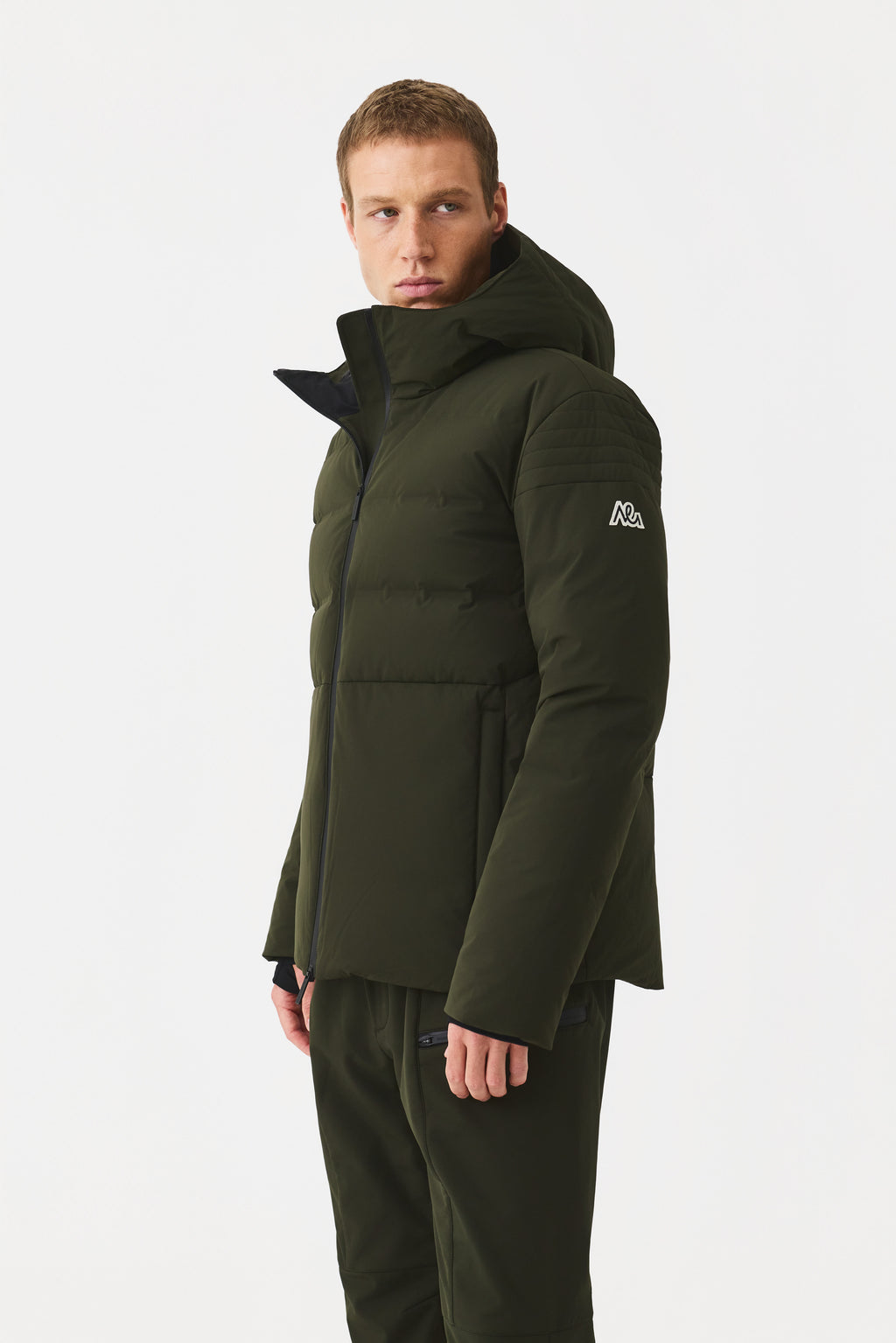 Mioro Ski Jacket Men, Black Forest Green