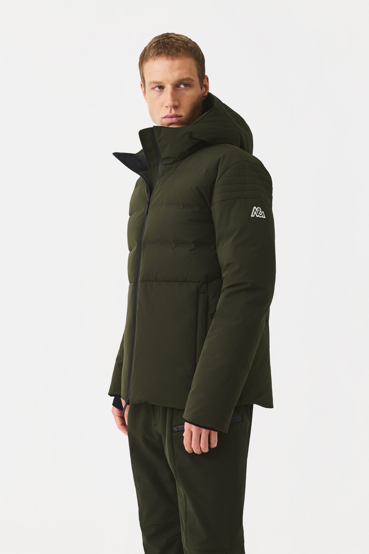 Mioro Ski Jacket Men, Black Forest Green