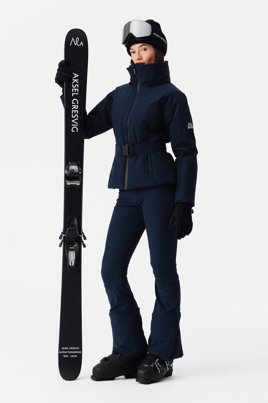 Elvit Ski Jacket with Belt Women, Total Eclipse