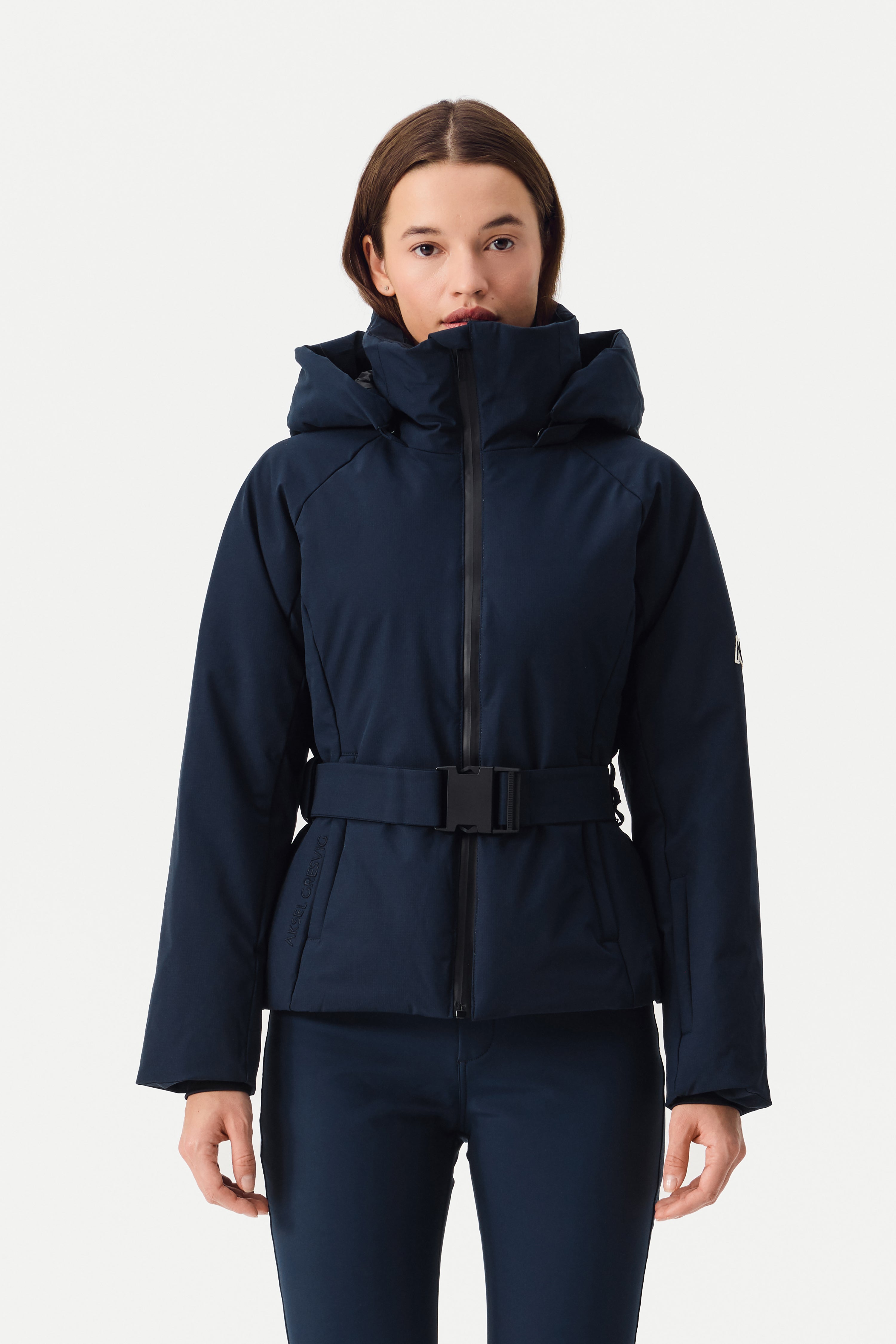 Elvit Ski Jacket with Belt Women, Total Eclipse