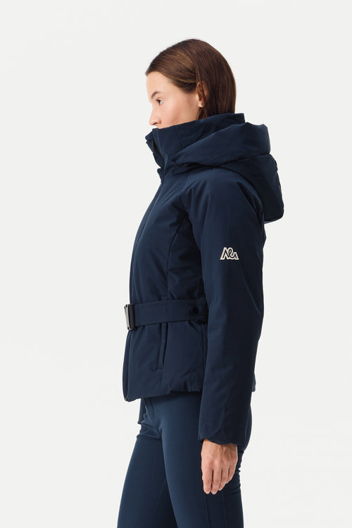 Elvit Ski Jacket with Belt Women, Total Eclipse