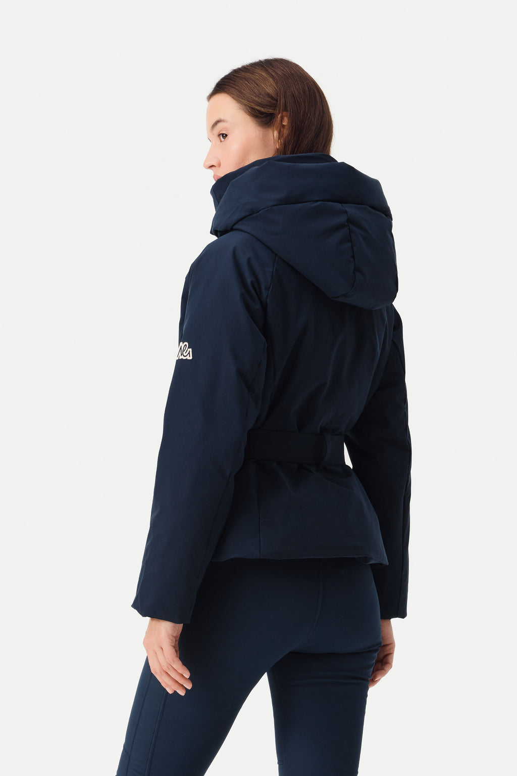 Elvit Ski Jacket with Belt Women, Total Eclipse