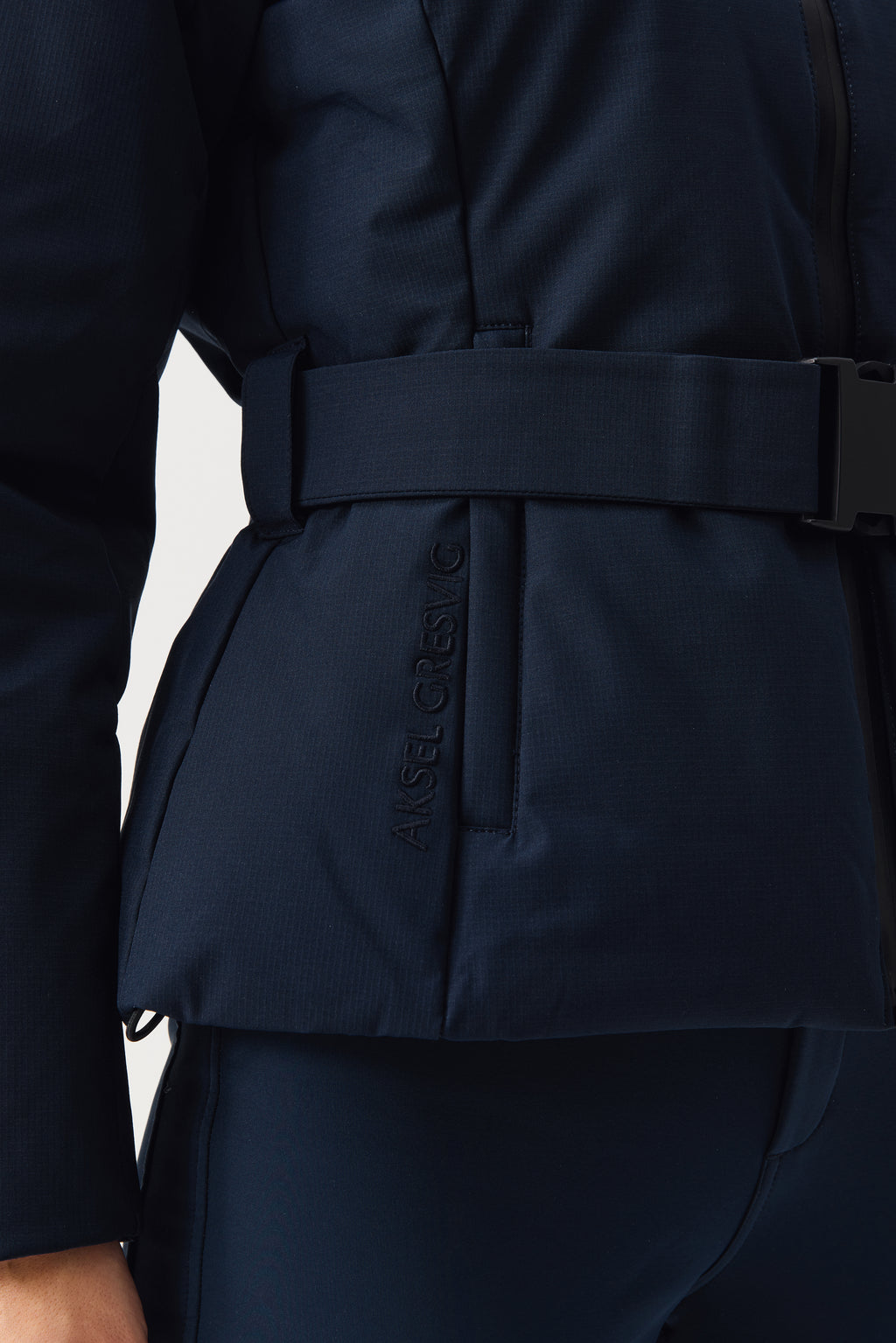 Elvit Ski Jacket with Belt Women, Total Eclipse