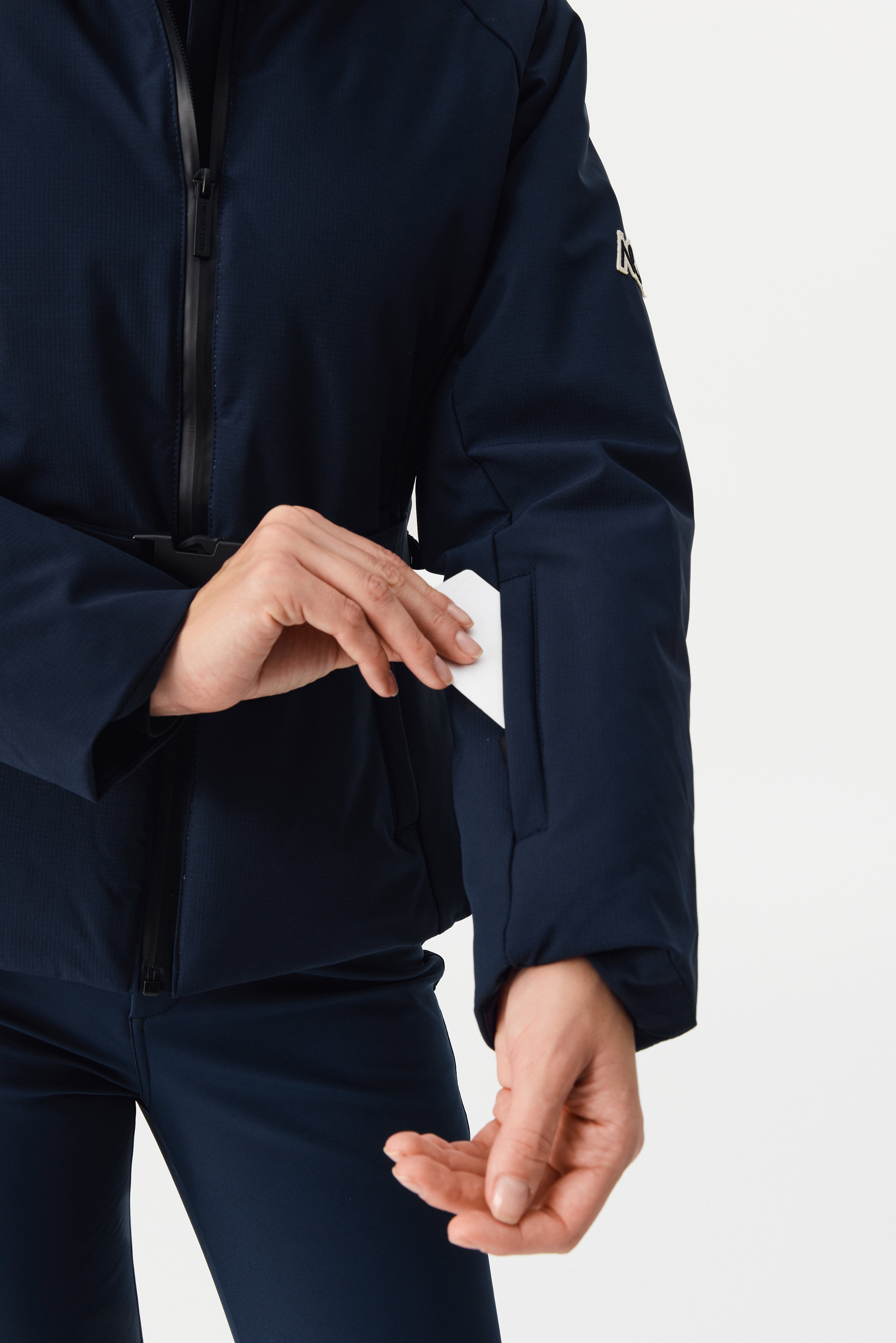 Elvit Ski Jacket with Belt Women, Total Eclipse