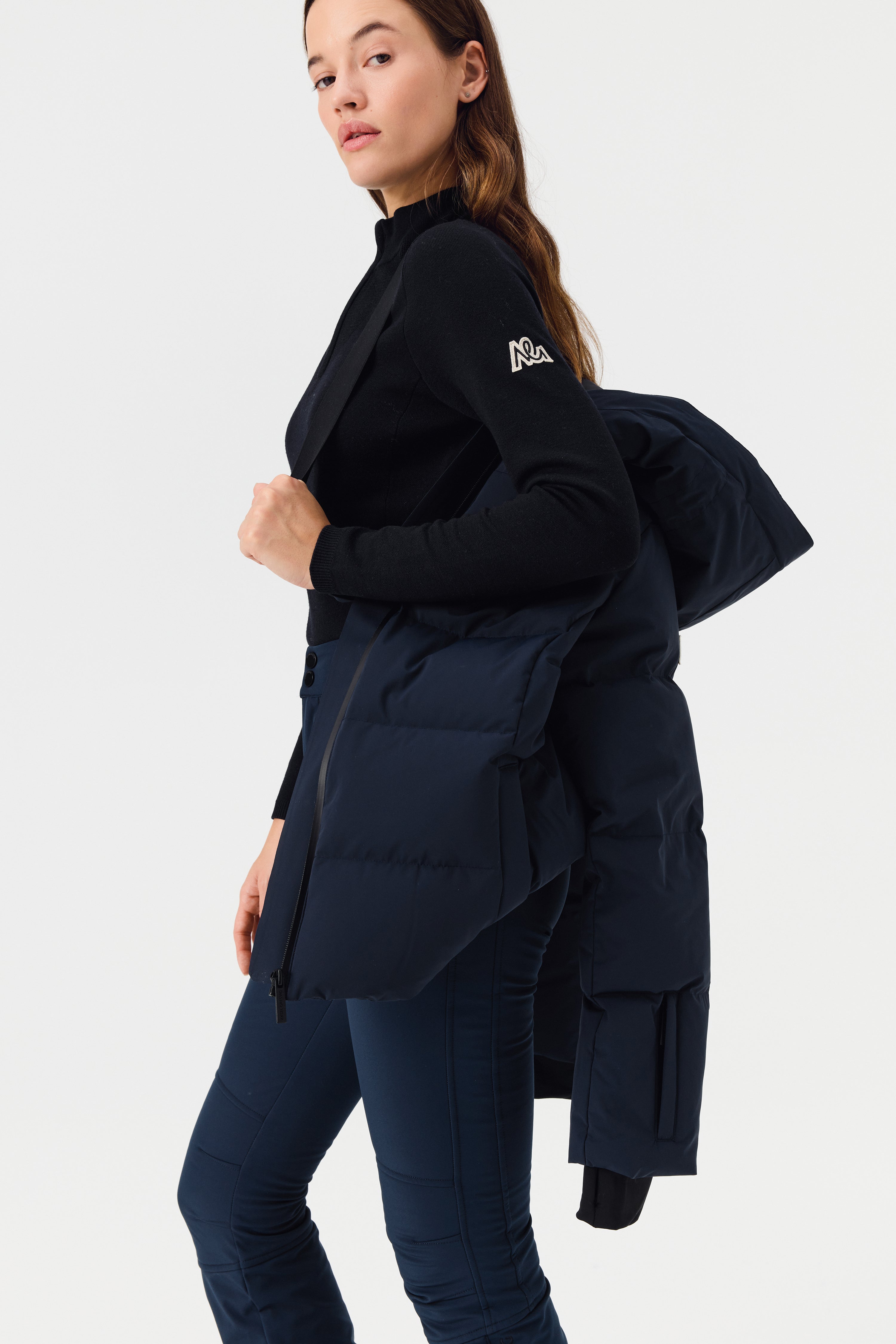 Kirel Down Ski Jacket Women, Total Eclipse