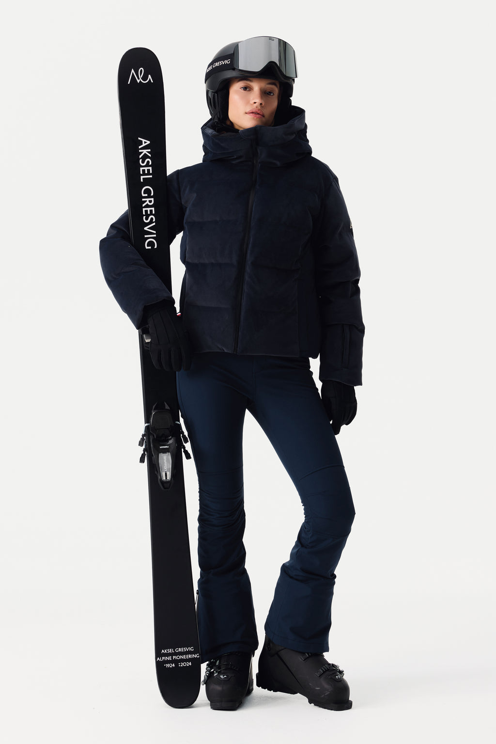 Kirel Down Ski Jacket Velvet Women, Total Eclipse