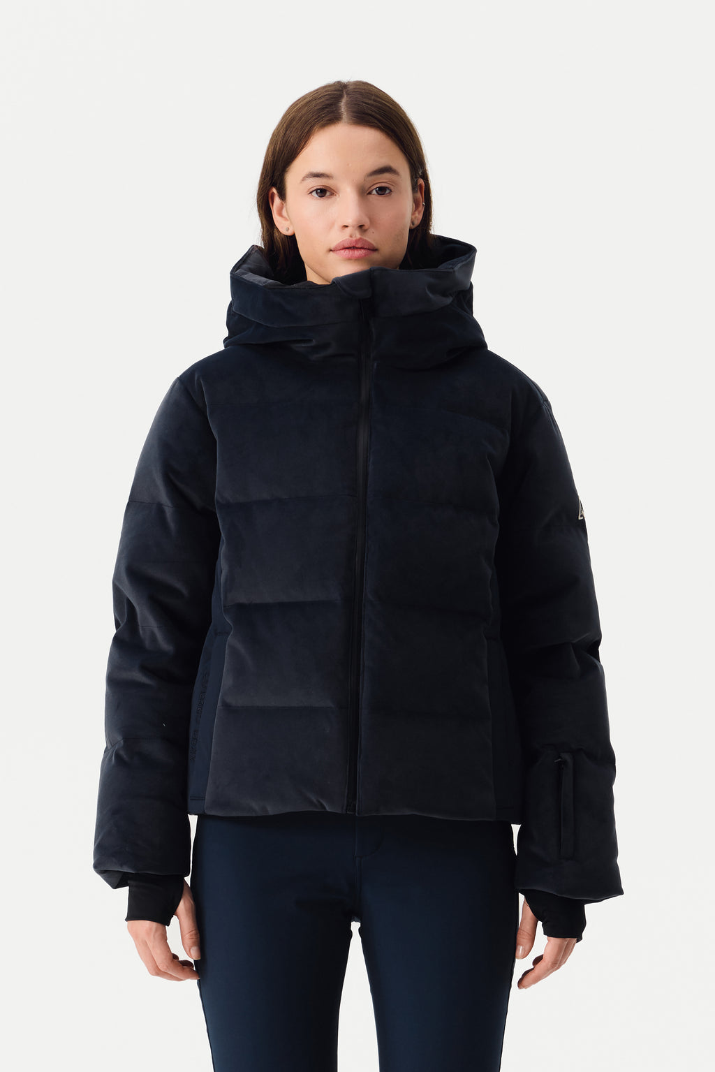 Kirel Down Ski Jacket Velvet Women, Total Eclipse