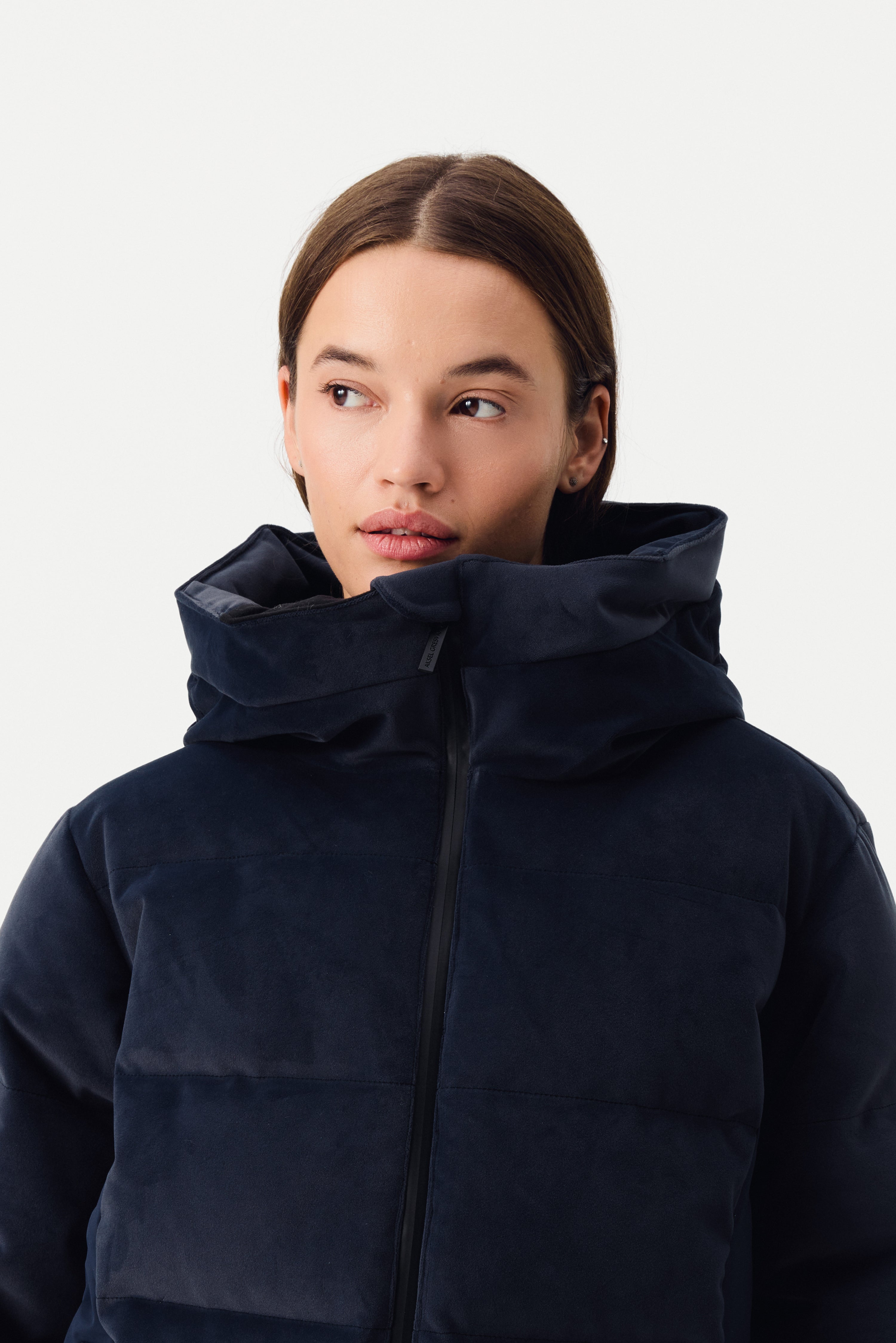 Kirel Down Ski Jacket Velvet Women, Total Eclipse