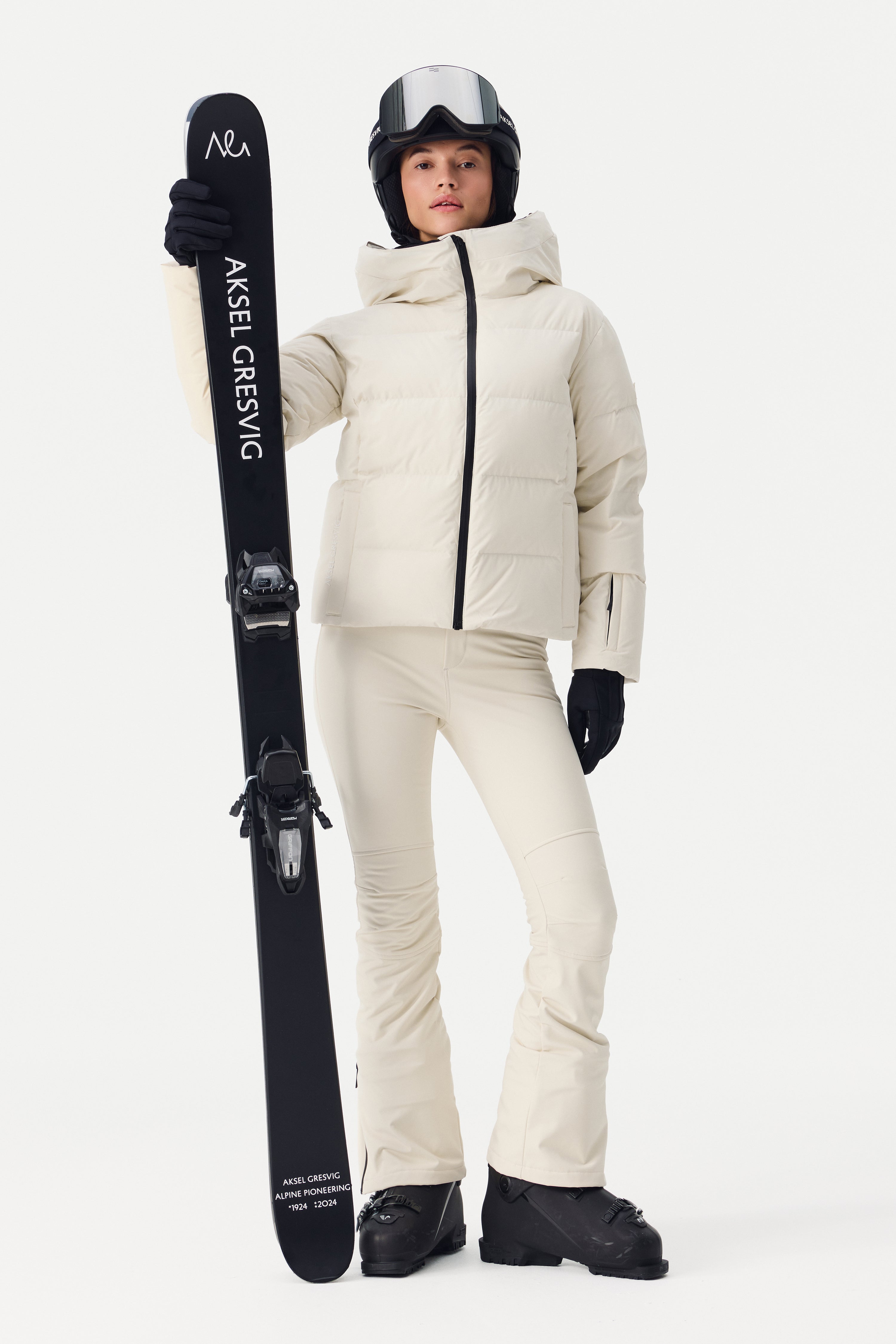 Kirel Down Ski Jacket Women, Birch white