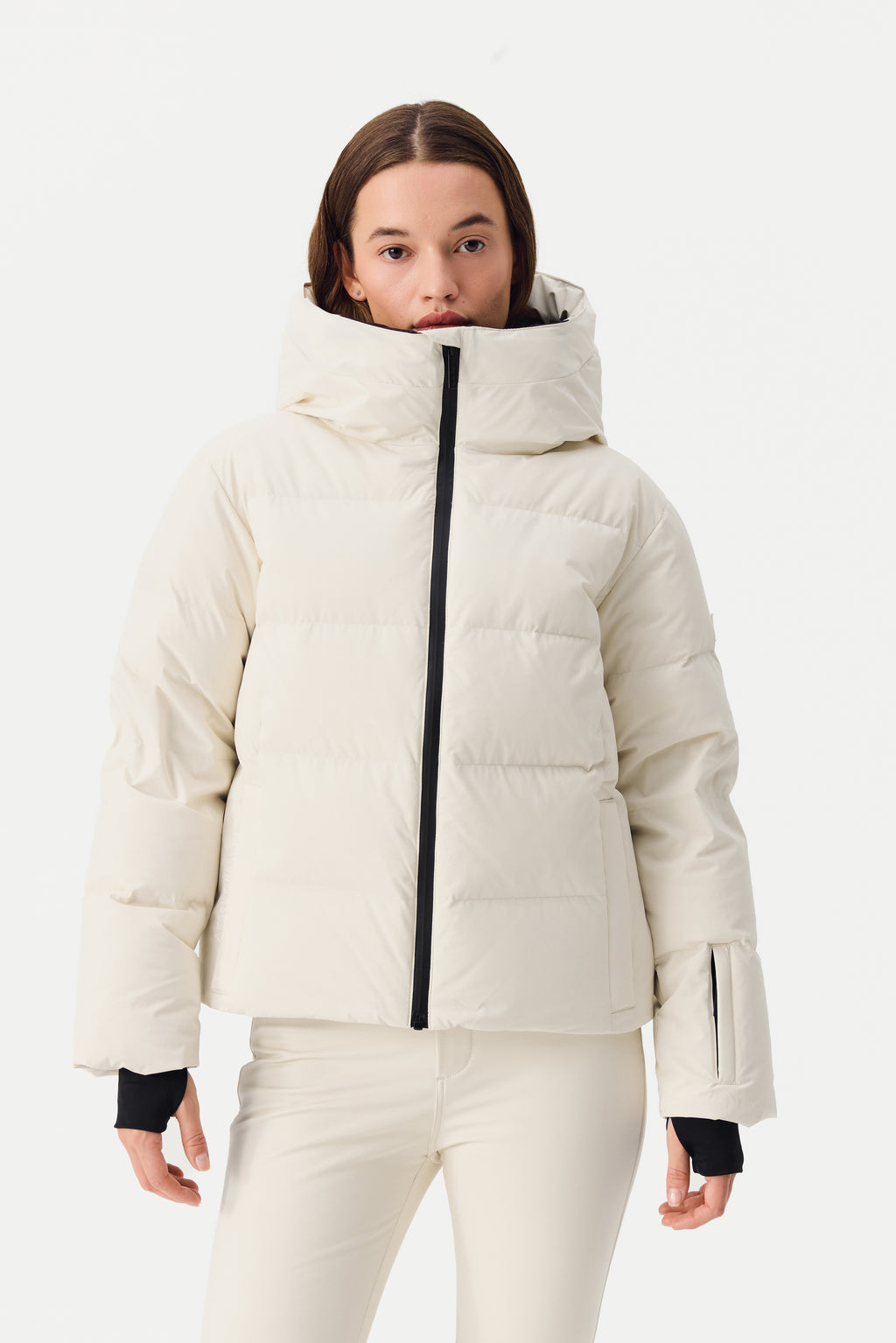 Kirel Down Ski Jacket Women, Birch white