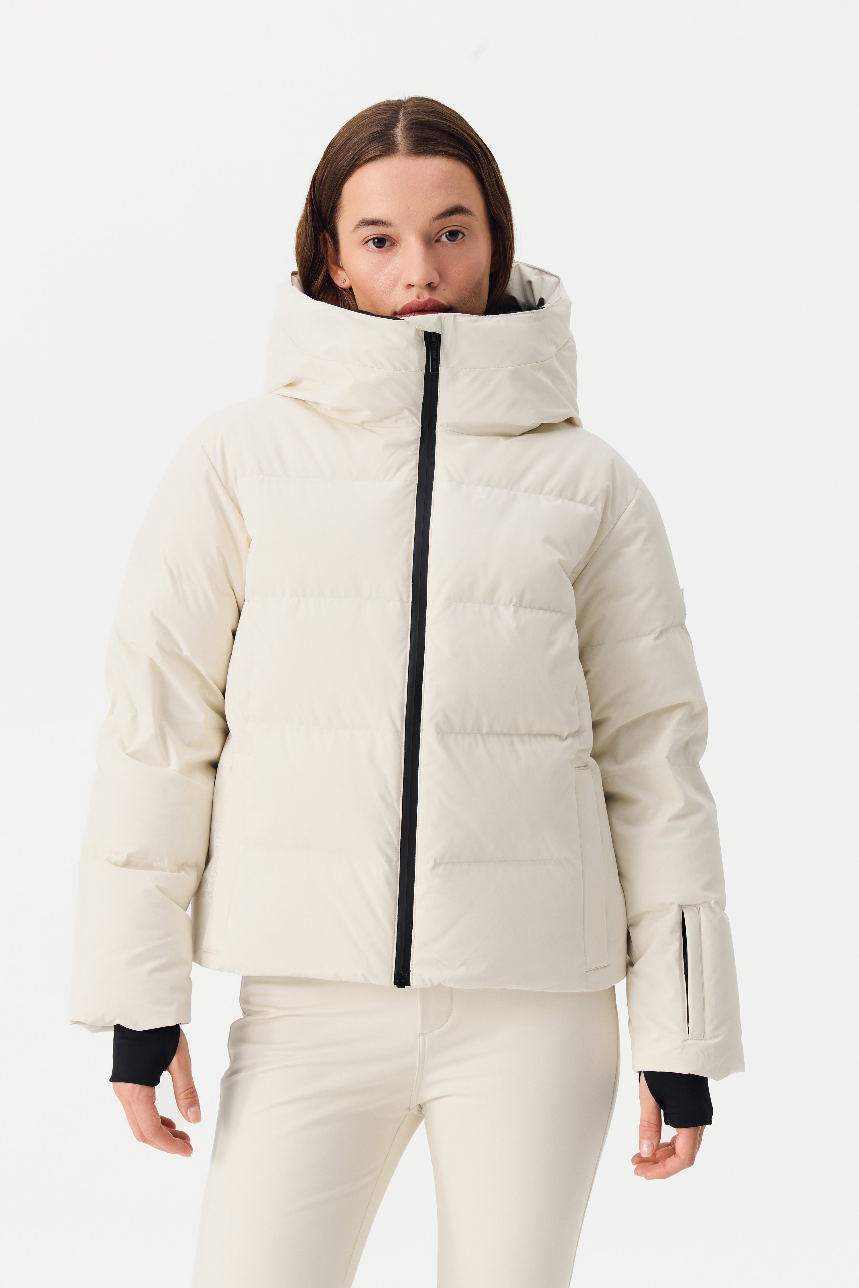 Kirel Down Ski Jacket Women, Birch white