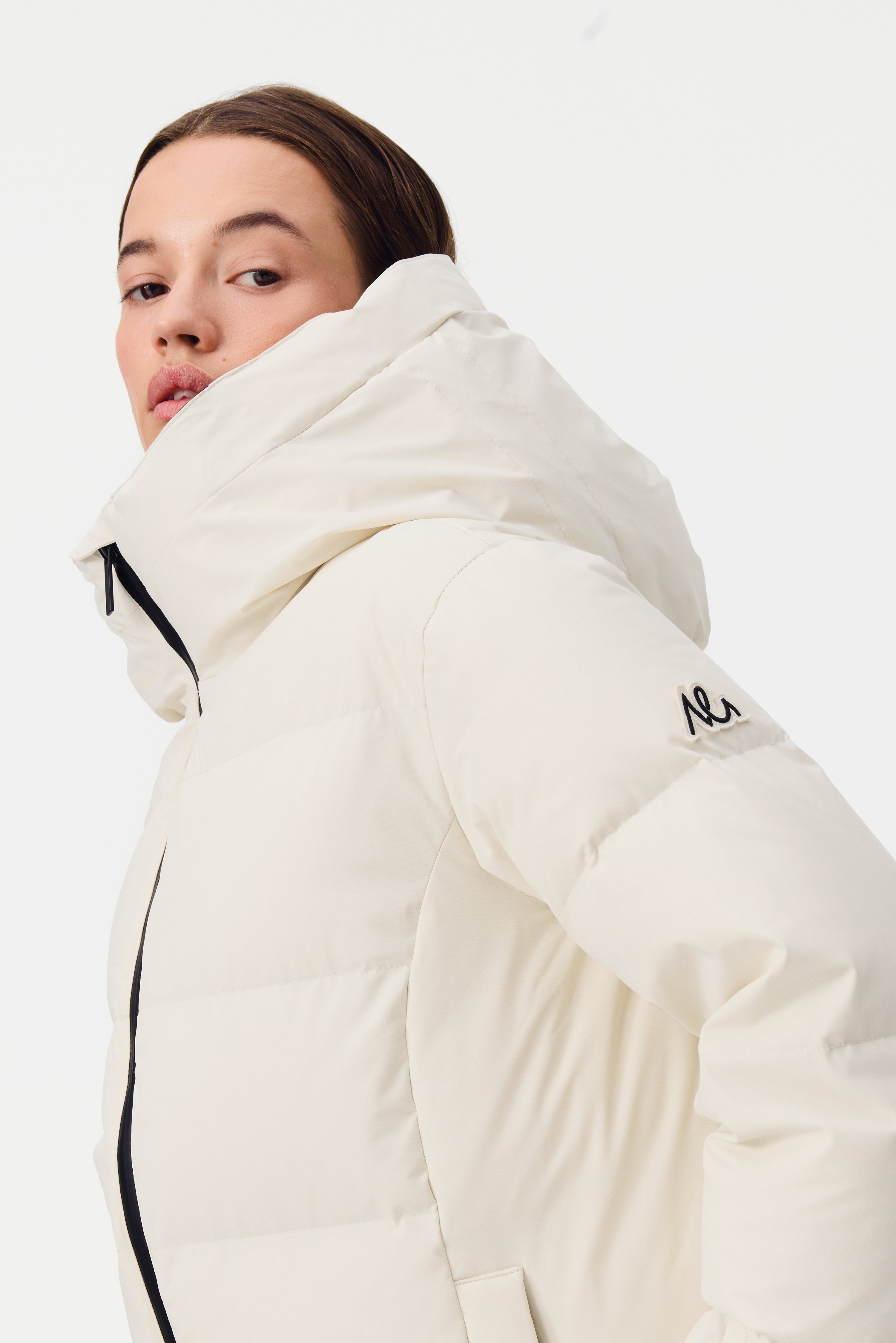 Kirel Down Ski Jacket Women, Birch white