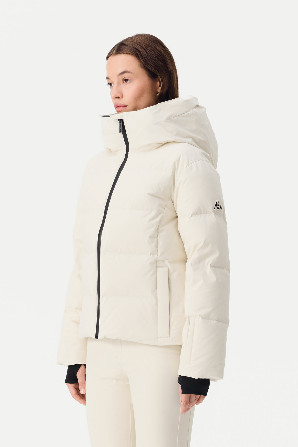Kirel Down Ski Jacket Women, Birch white
