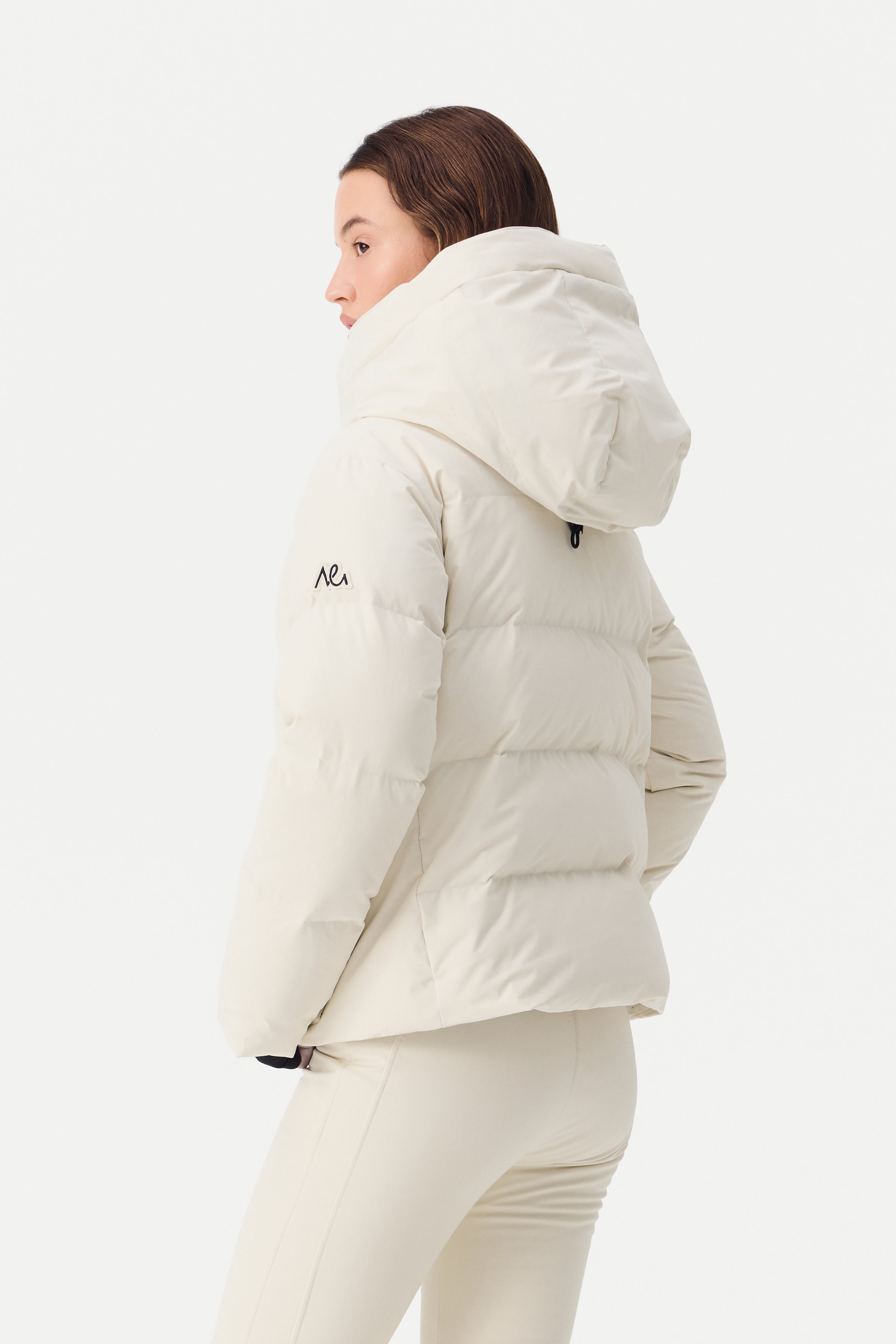 Kirel Down Ski Jacket Women, Birch white