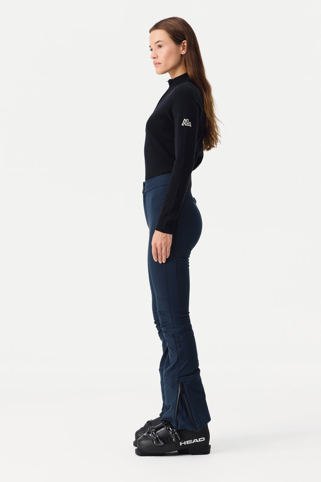 Lioro Softshell Ski Pant Women, Total Eclipse