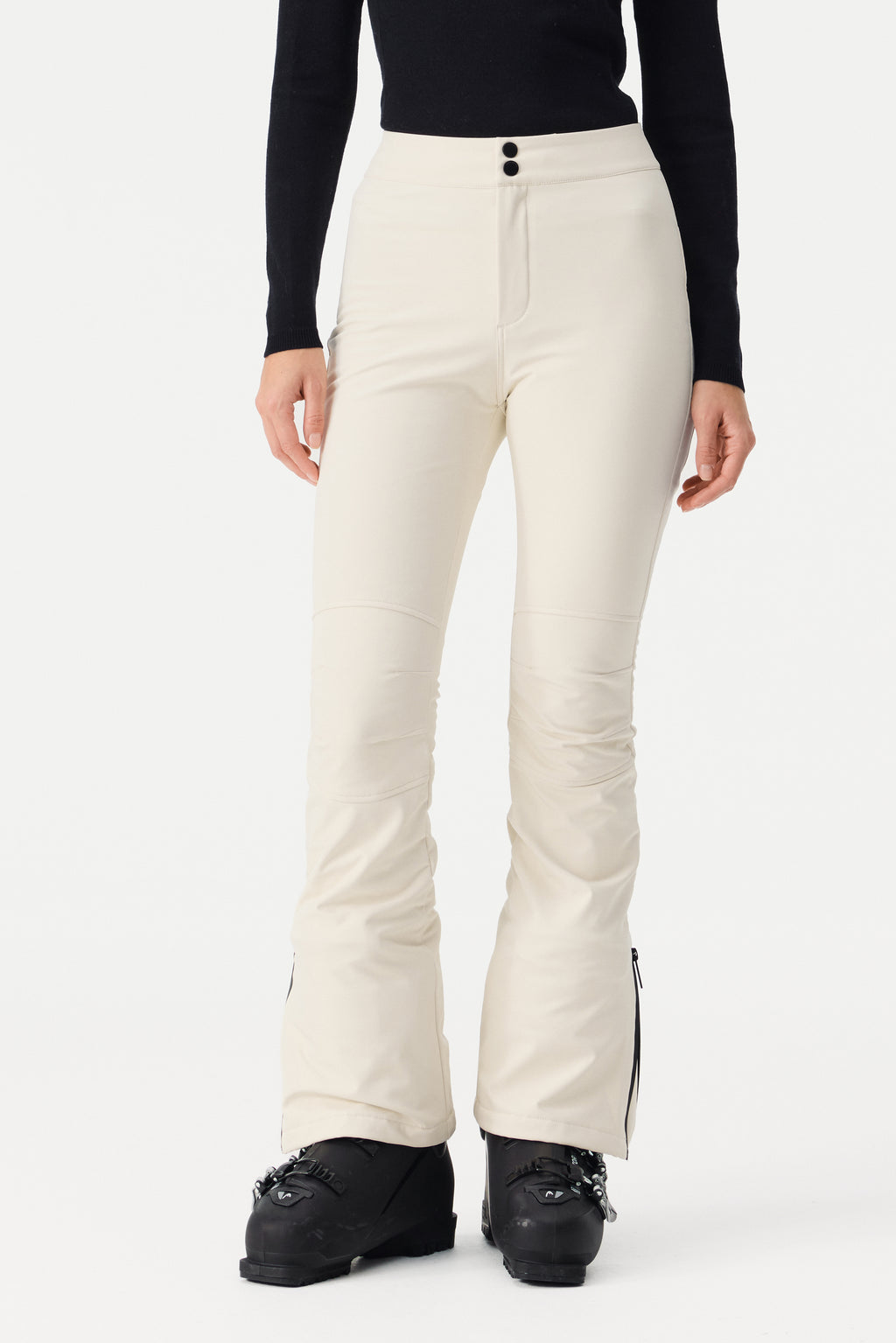 Lioro Softshell Ski Pant Women, Birch White