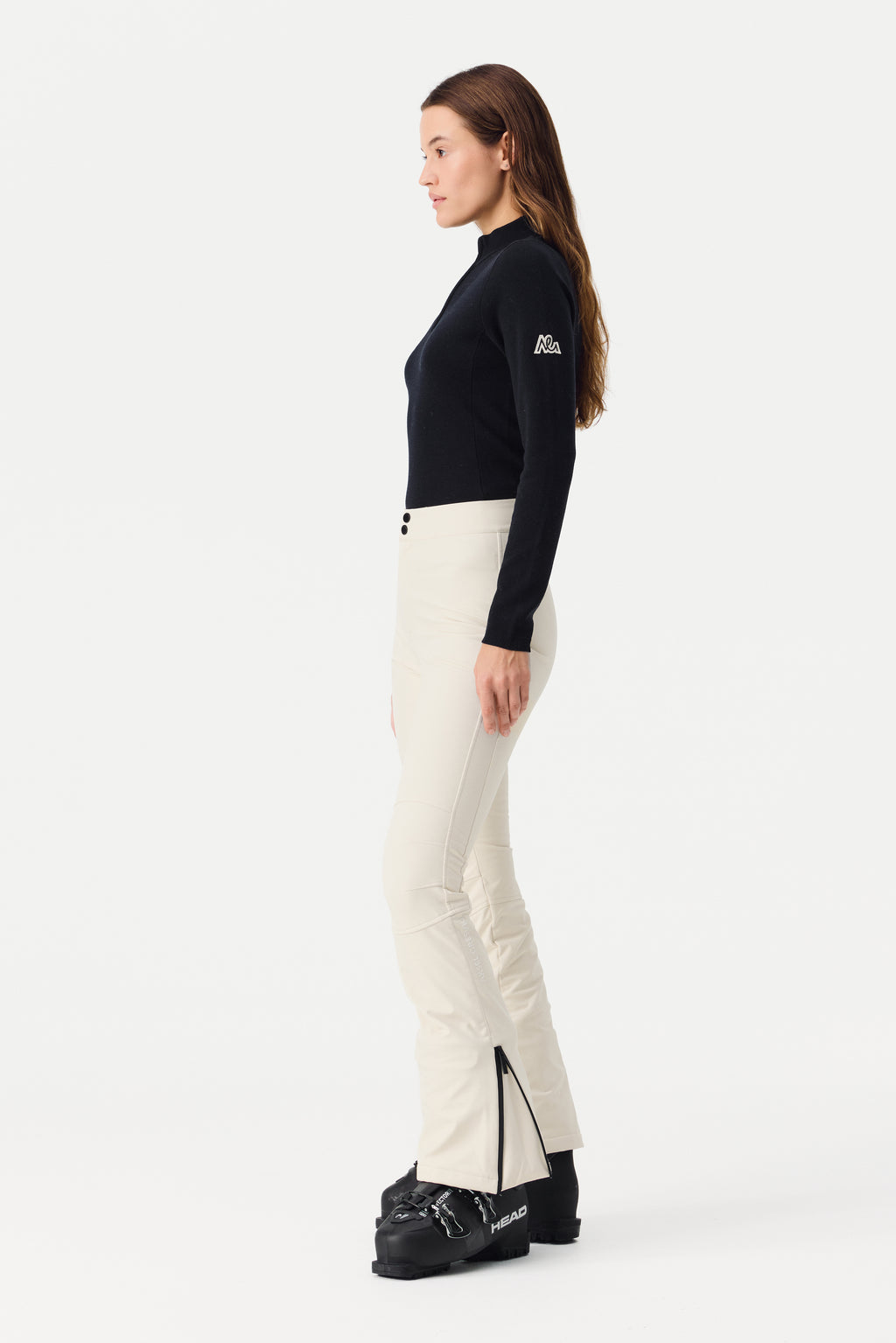 Lioro Softshell Ski Pant Women, Birch White