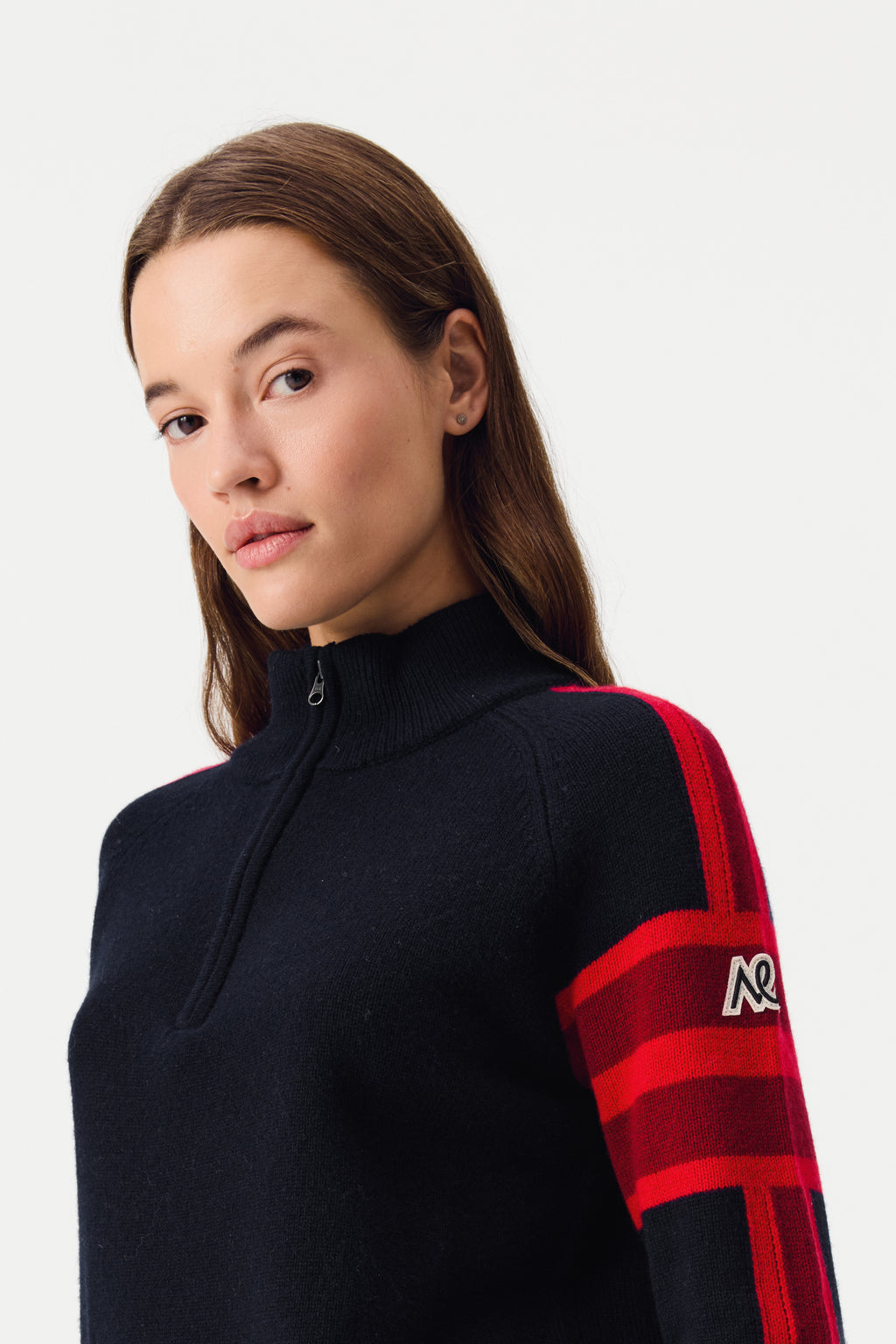 Ulmin Half Zip Jumper Women, Total Eclipse