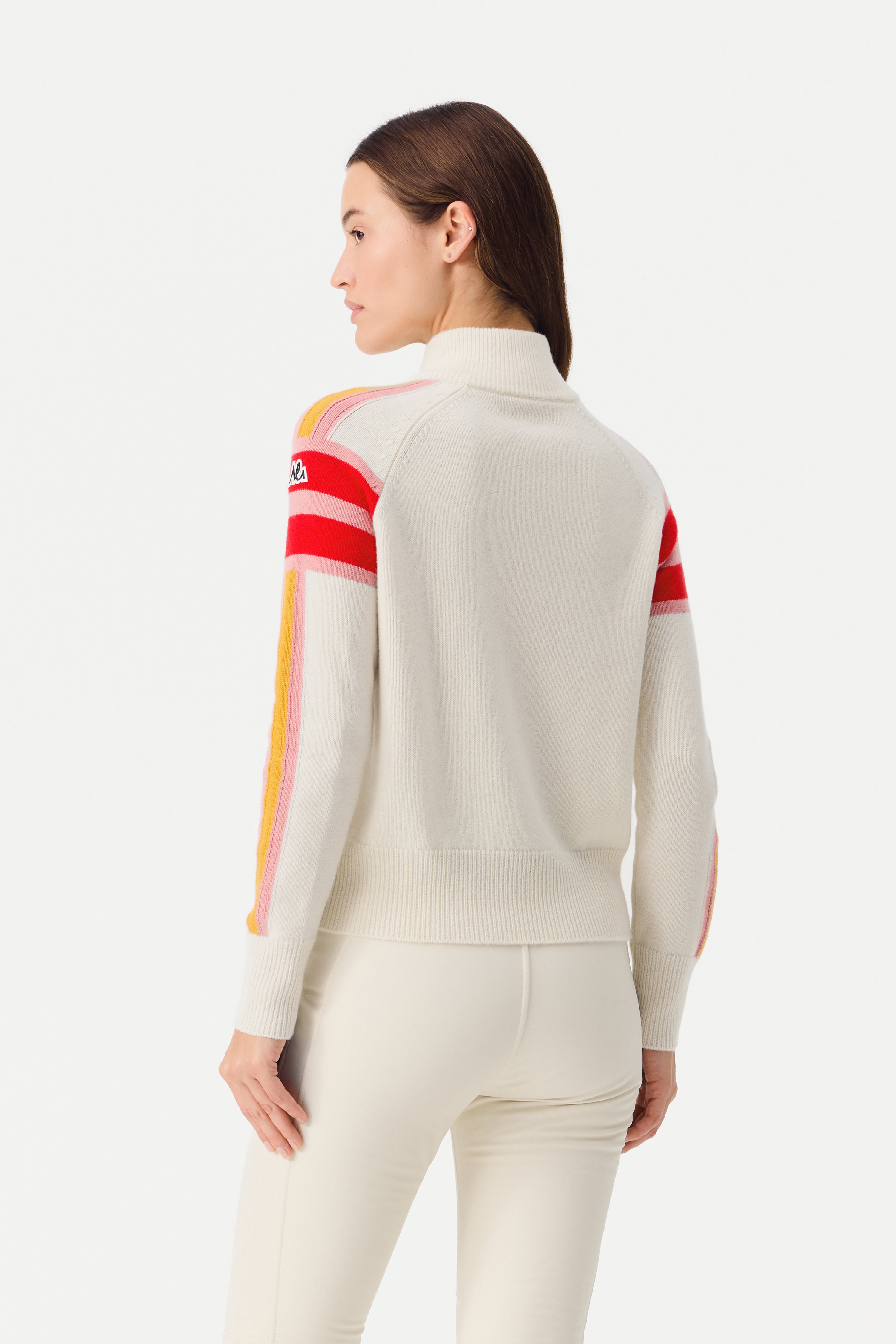 Ulmin Half Zip Jumper Women, Birch white