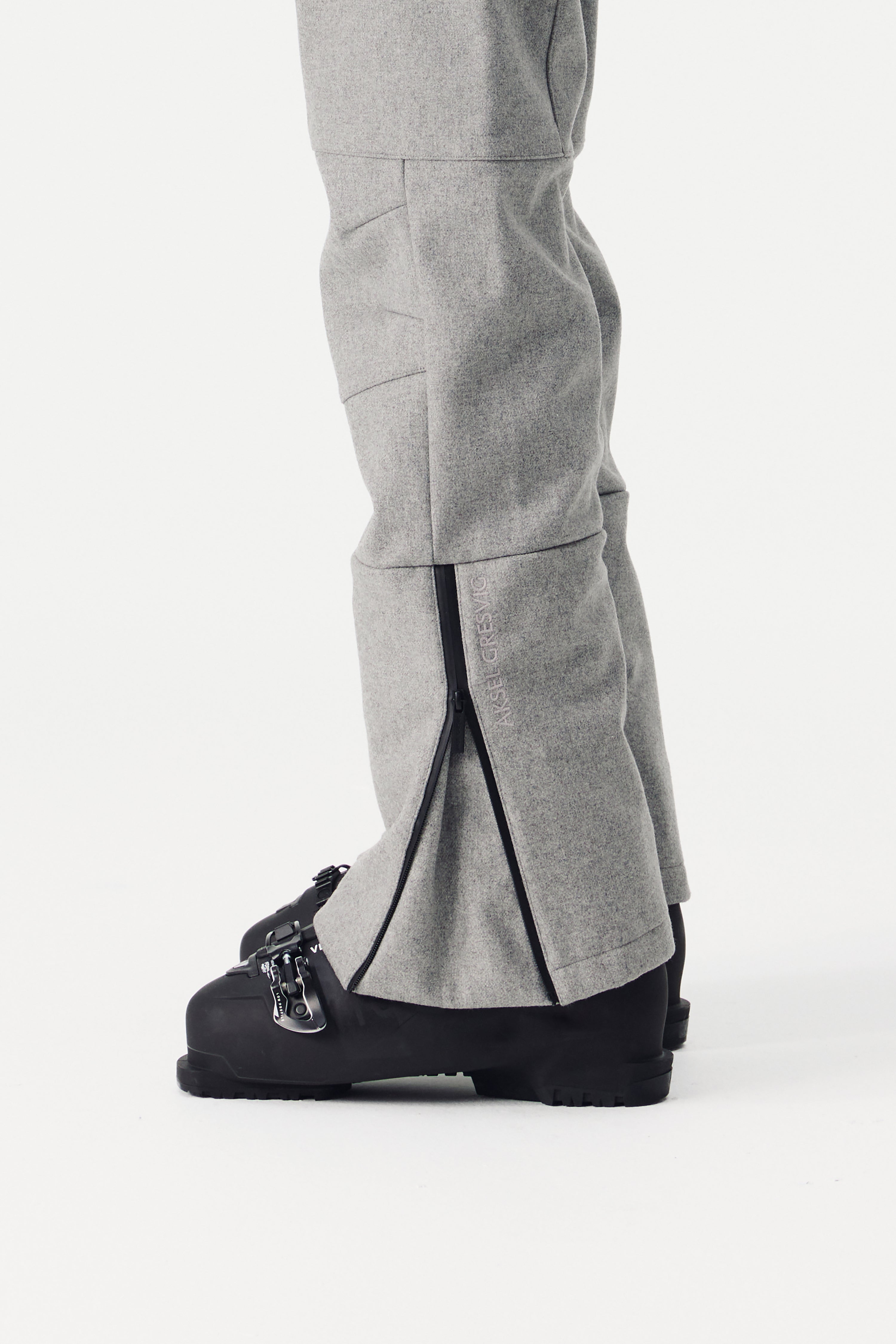 Vetra Ski Pant Wool Men, Grey Melange