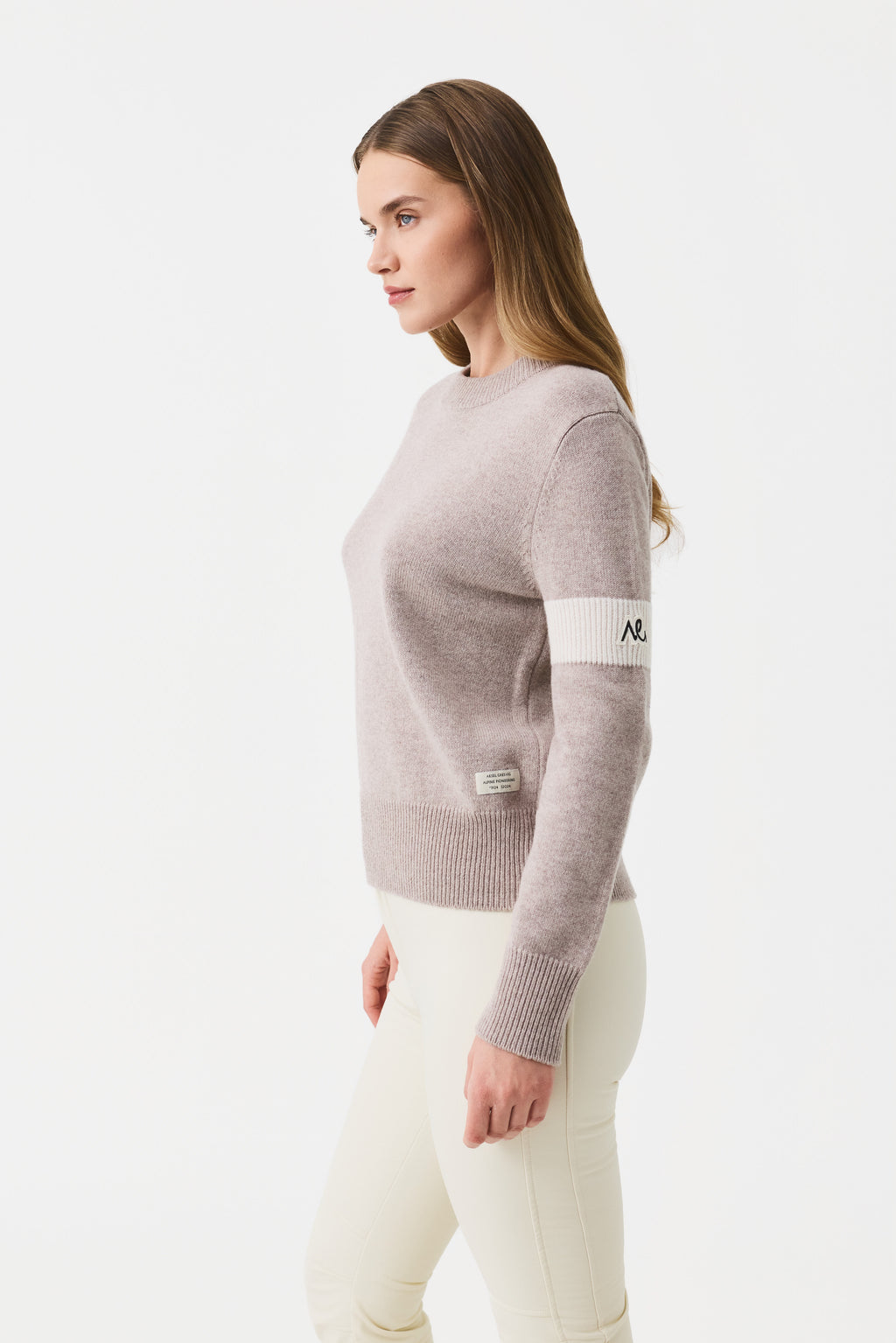 Avel Crew Neck Jumper Women, Mauve Brown