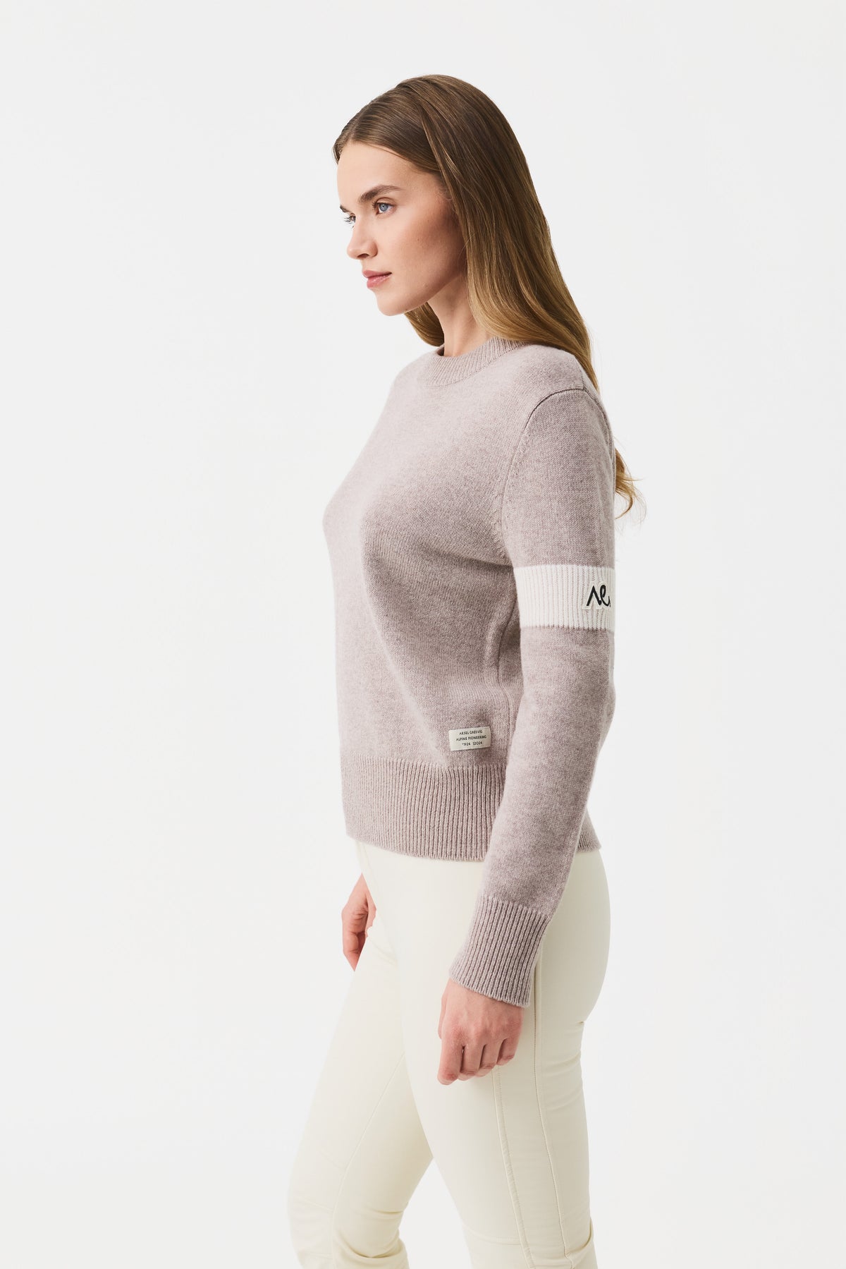 Avel Crew Neck Jumper Women, Mauve Brown