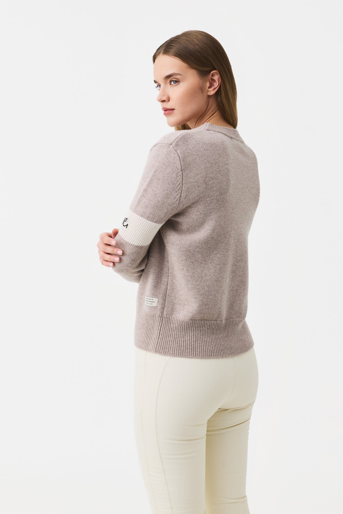 Avel Crew Neck Jumper Women, Mauve Brown