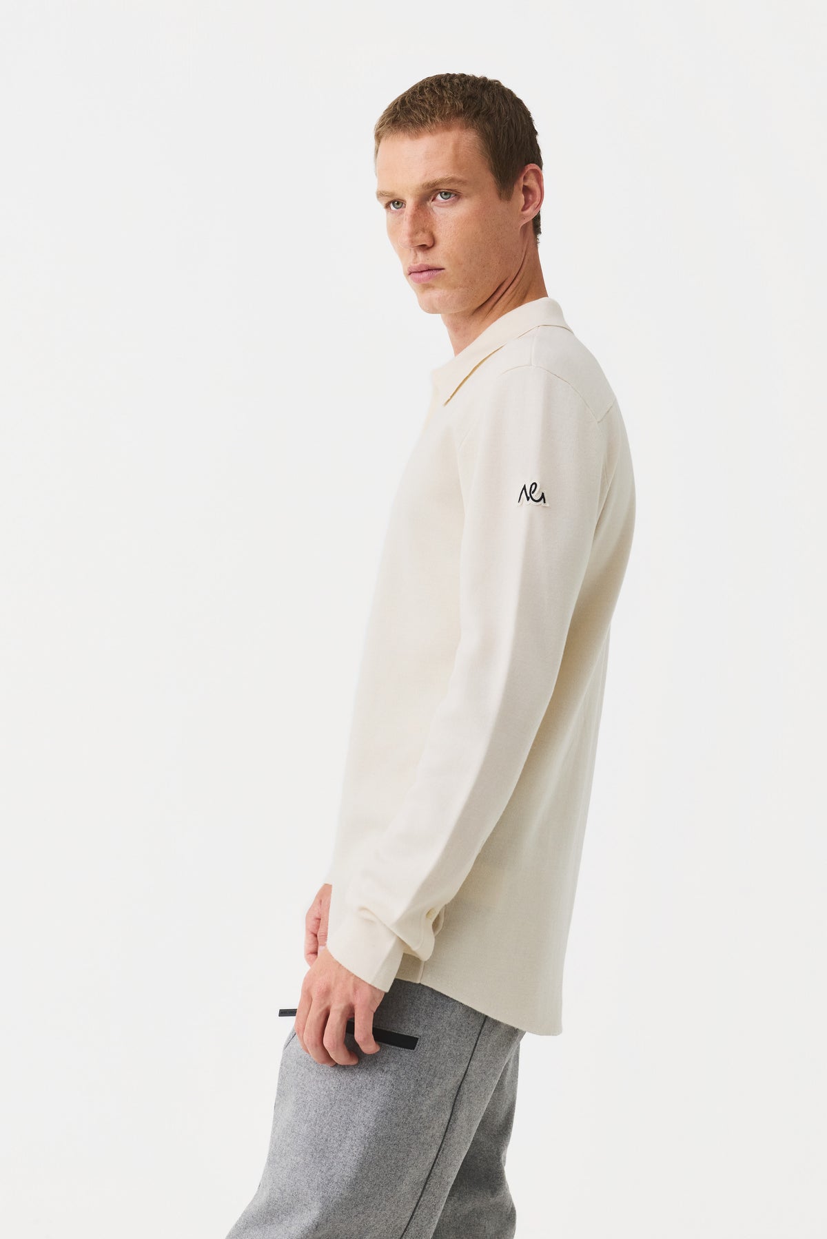 Baselayer Shirt Men, Birch White