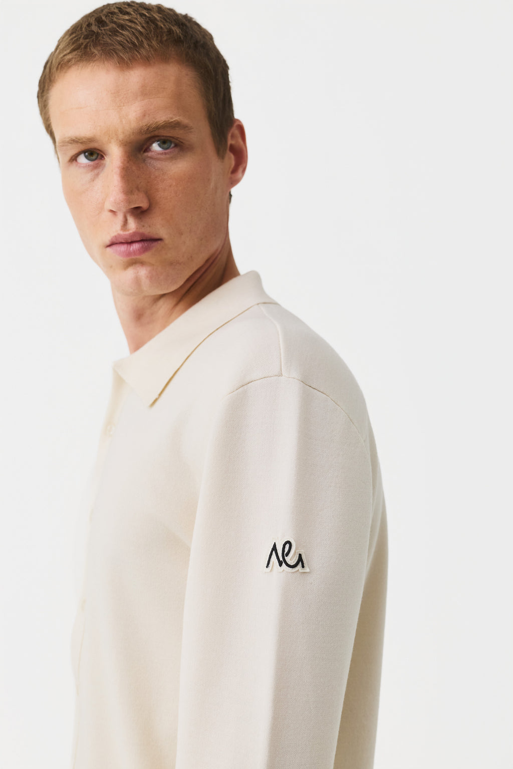 Baselayer Shirt Men, Birch White