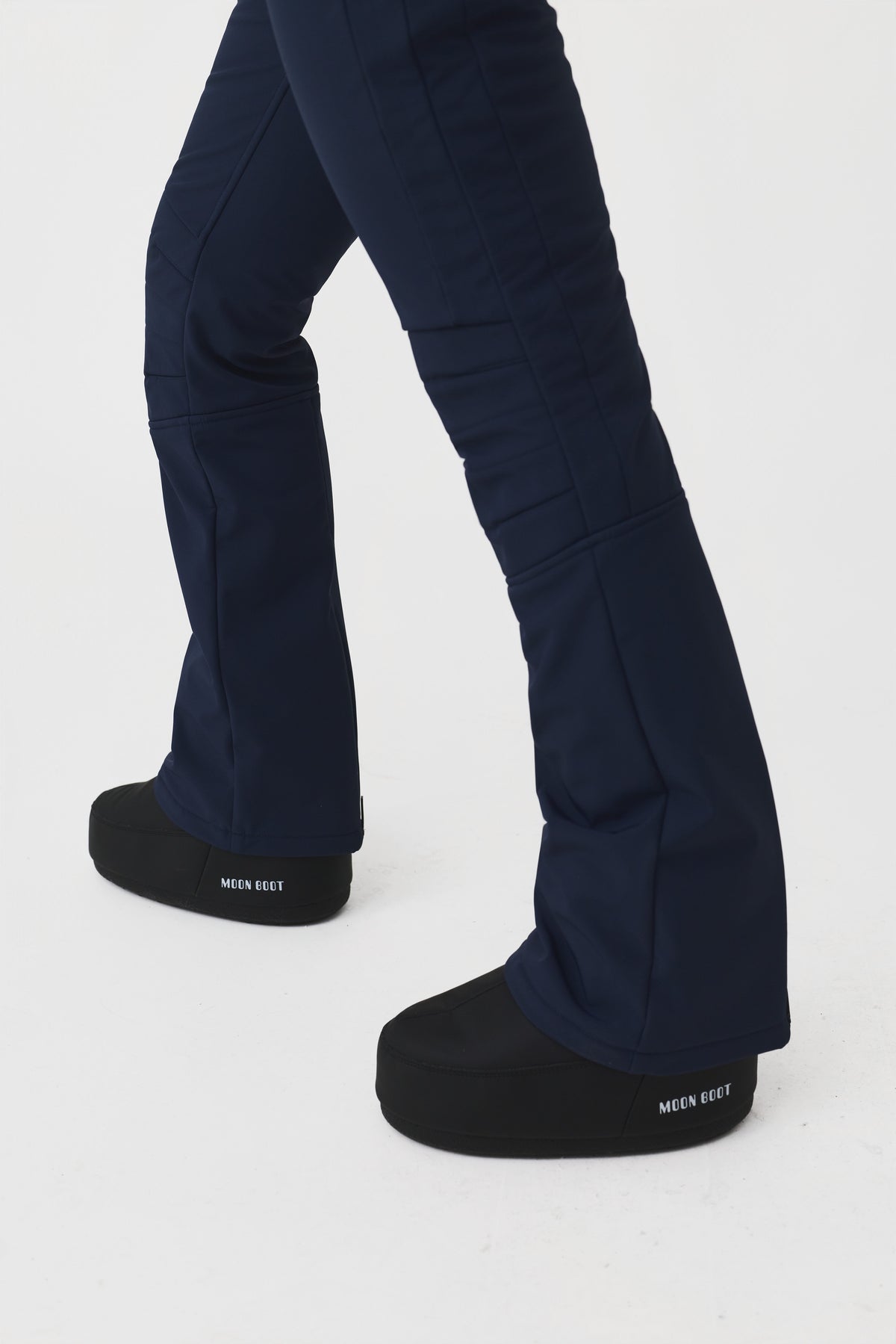 Elvaris Softshell Ski Pant W/Belt Women, Total Eclipse Navy