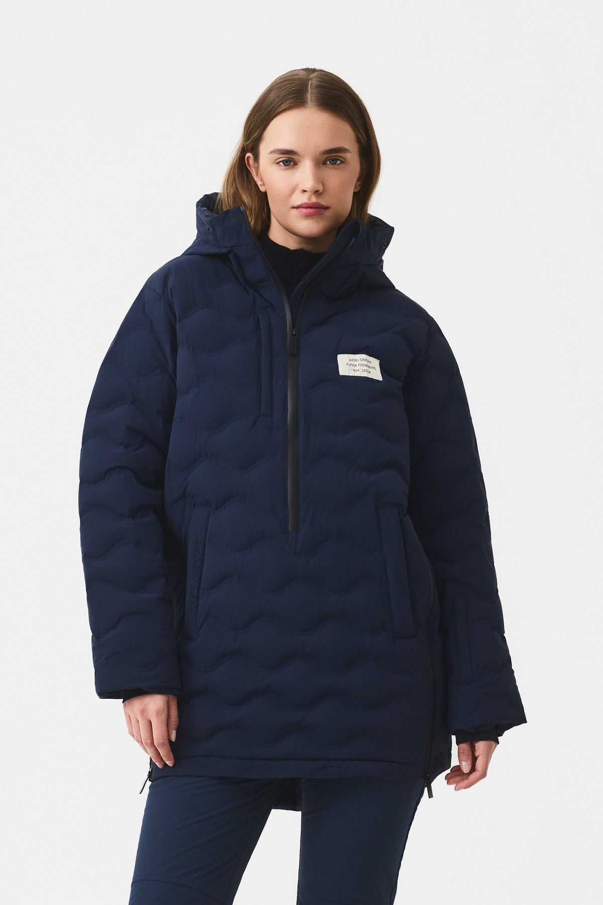 Mirelon Down Anorak Long Women, Total Eclipse Navy