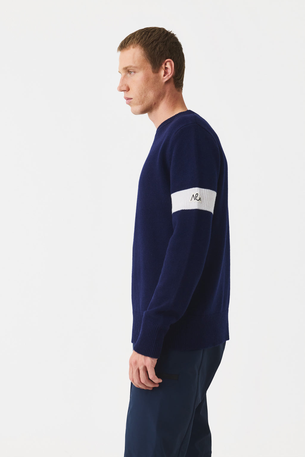 Selor Crew Neck Jumper Men, Total Eclipse Navy