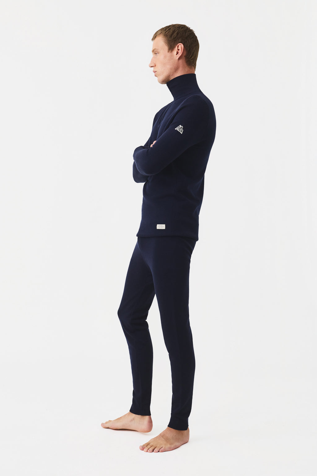 Varok Baselayer Top Men, Total Eclipse Navy