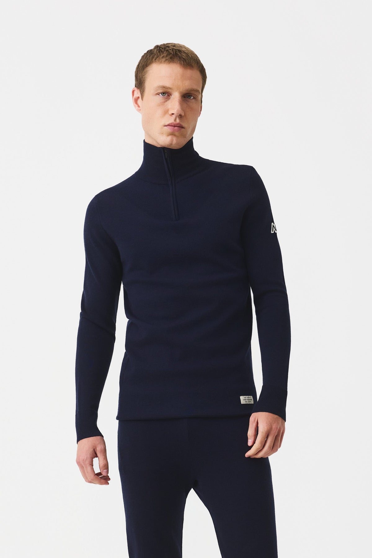Varok Baselayer Top Men, Total Eclipse Navy