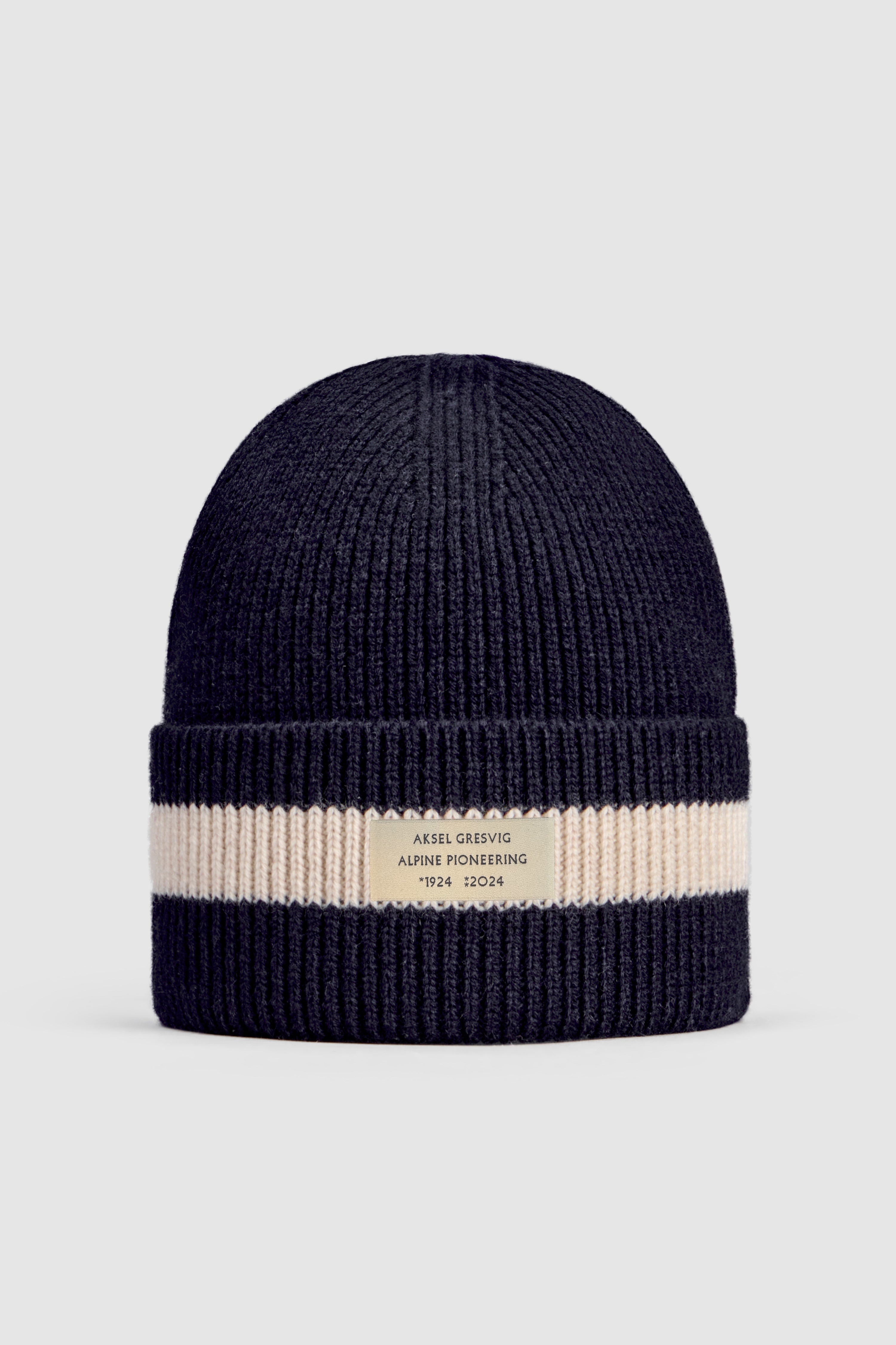 Falyn Stripe Beanie, Total Eclipse