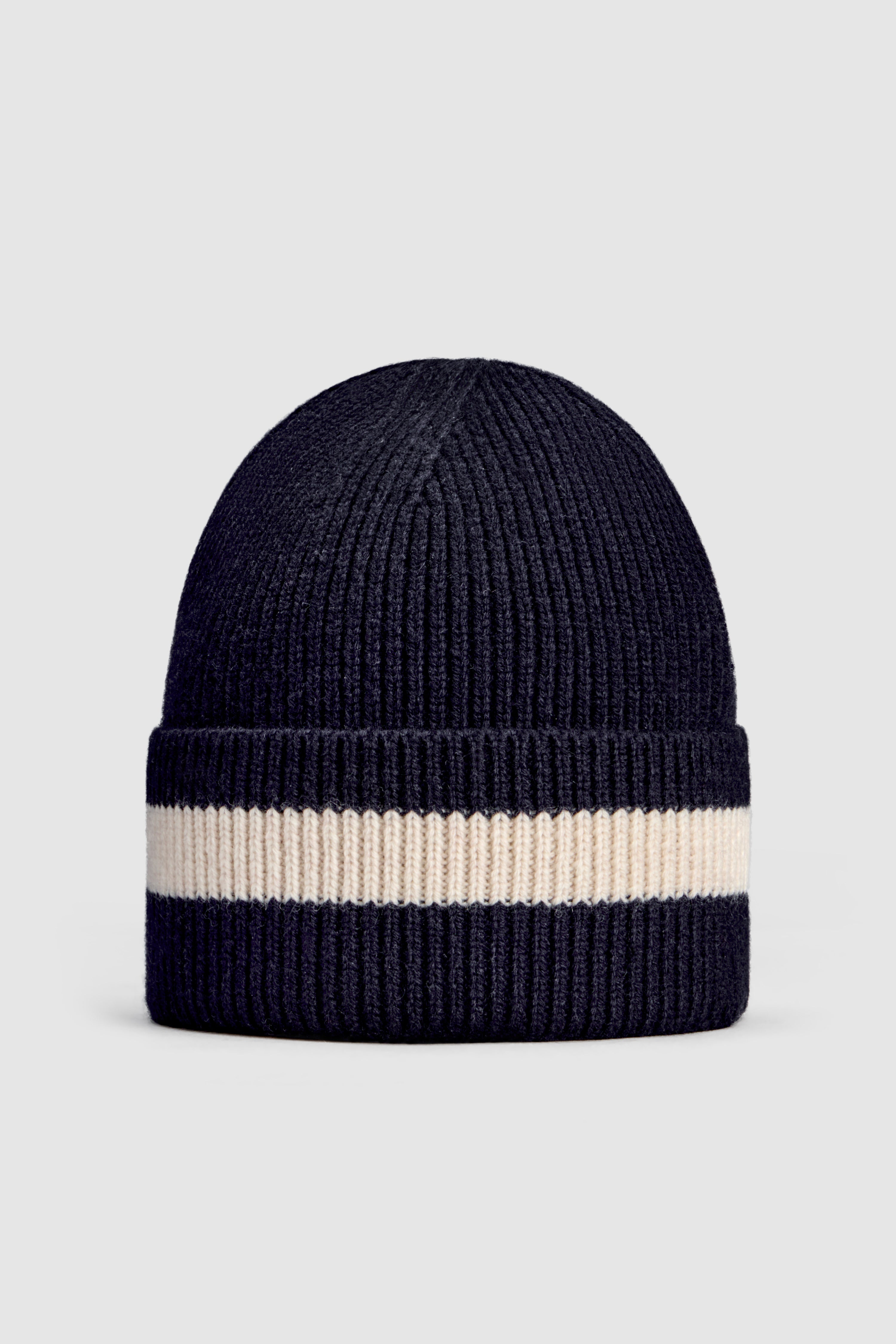 Falyn Stripe Beanie, Total Eclipse