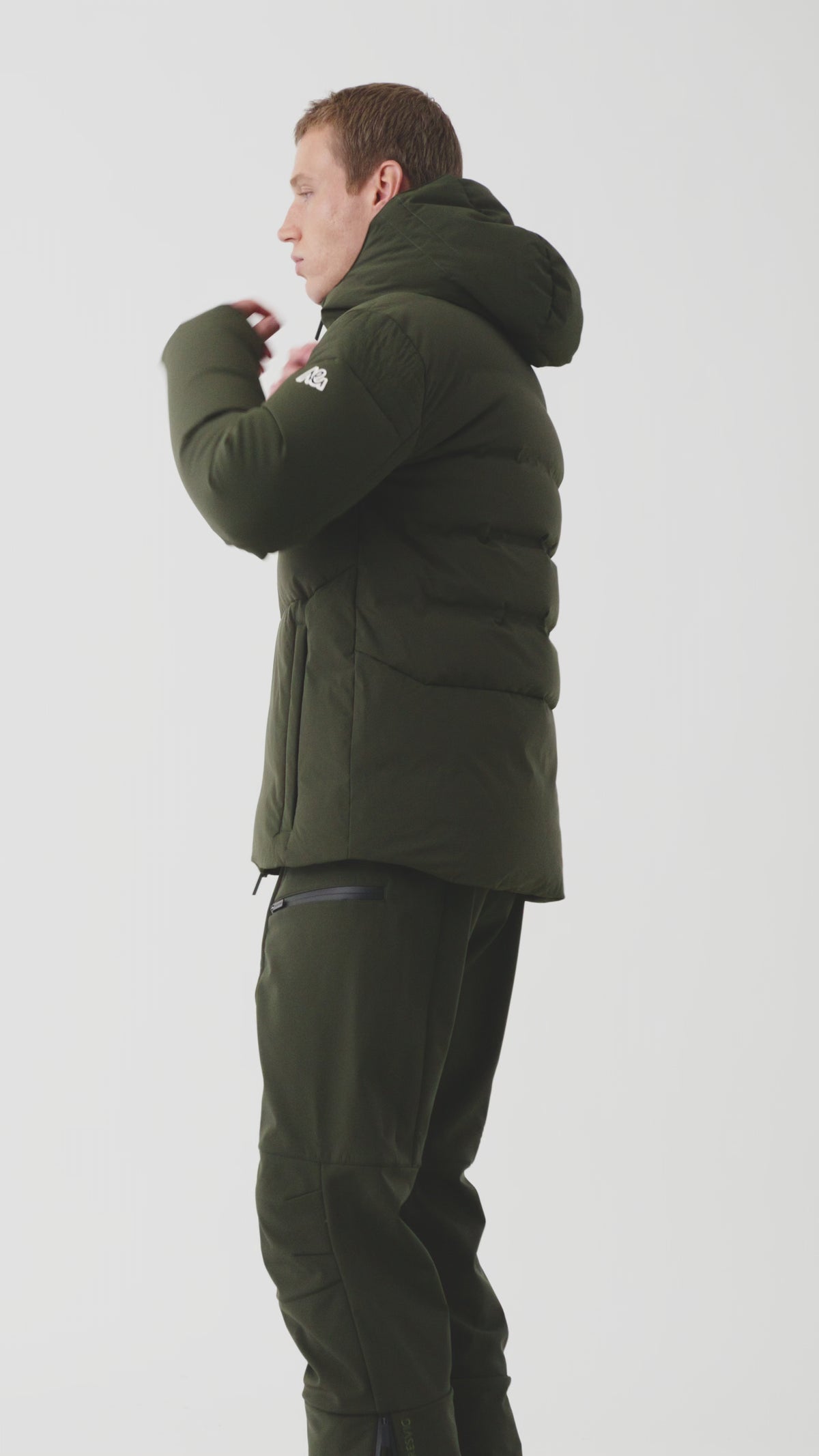 Mioro Ski Jacket Men, Black Forest Green