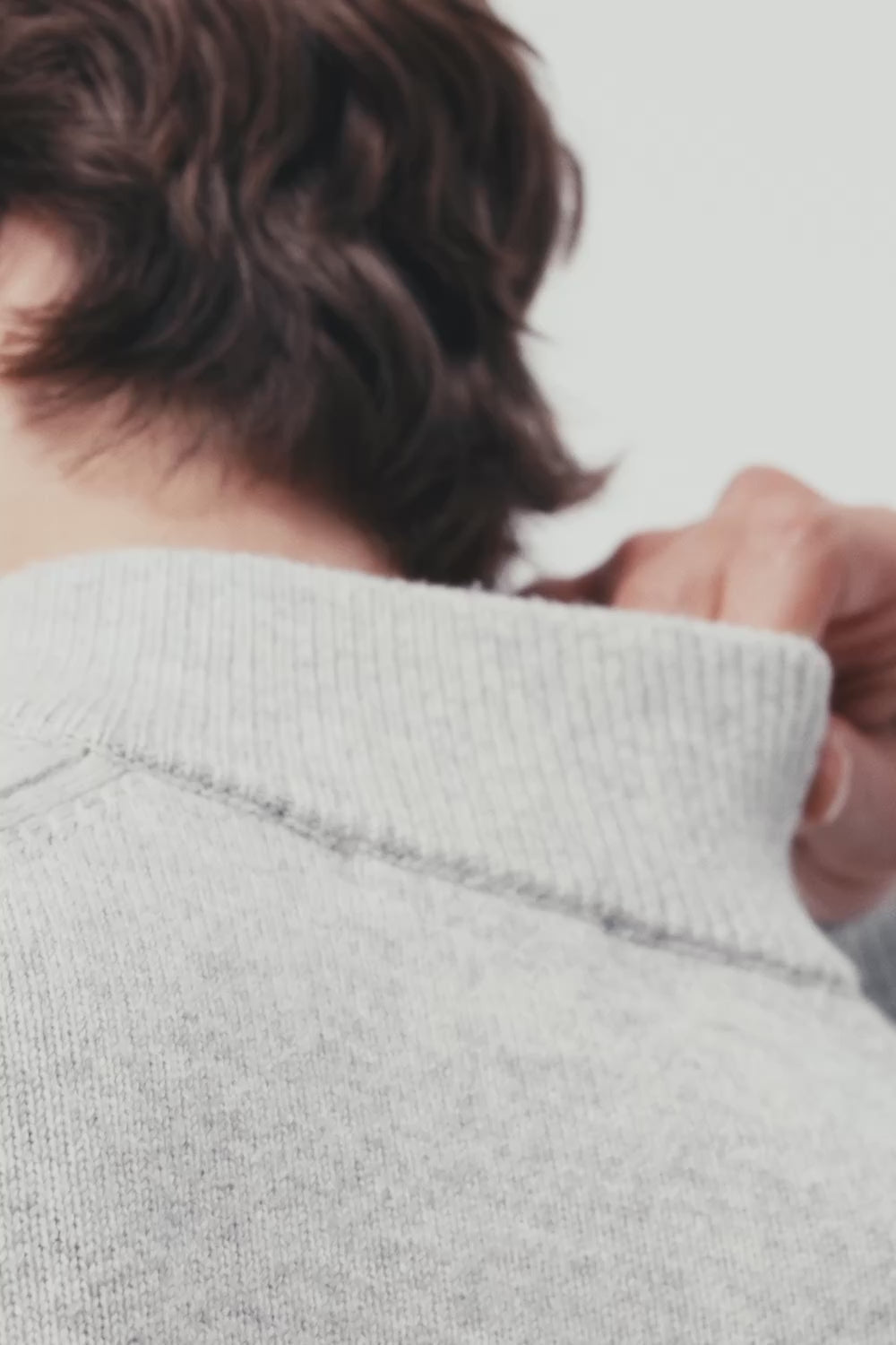 Lioro Half Zip Jumper Men, Grey Melange